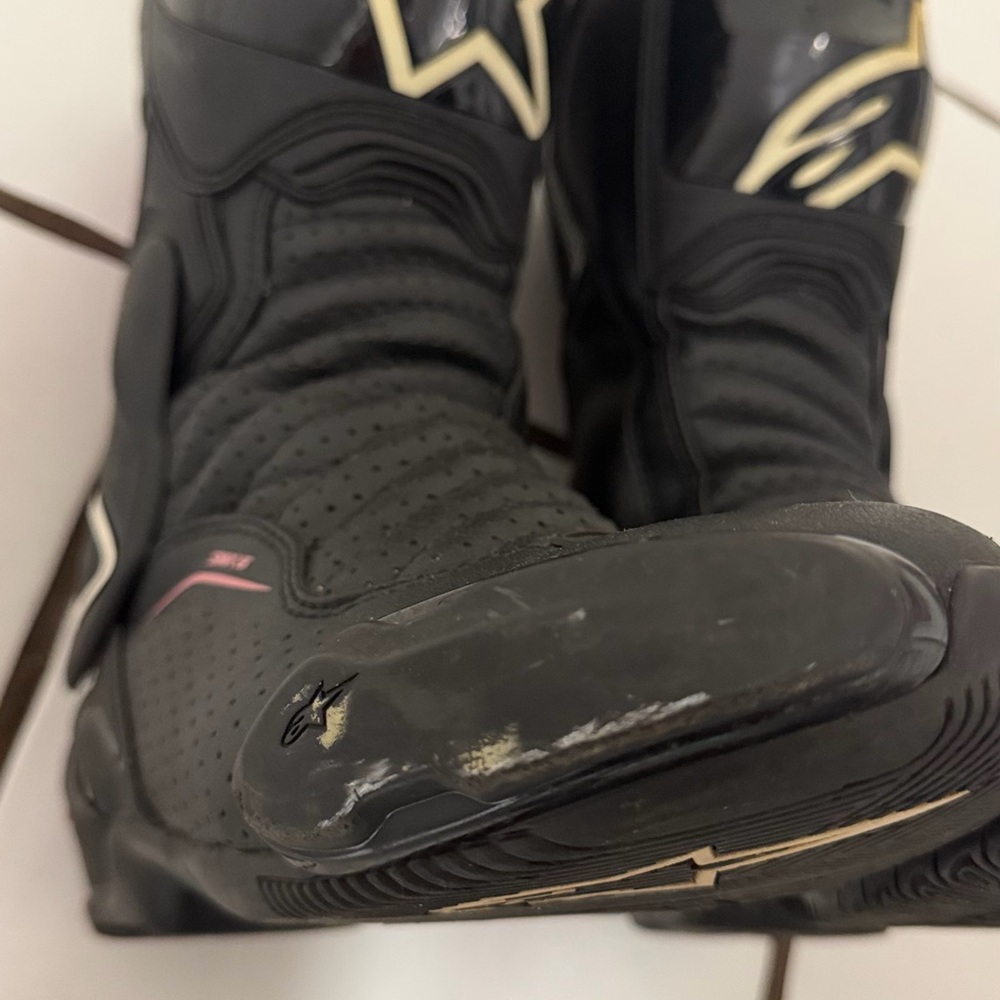 Size 6 (42) ALPINESTARS STELLA GP PLUS RV2 AIRFLOW LEATHER MOTORCYLE GEAR - Picture 14 of 16